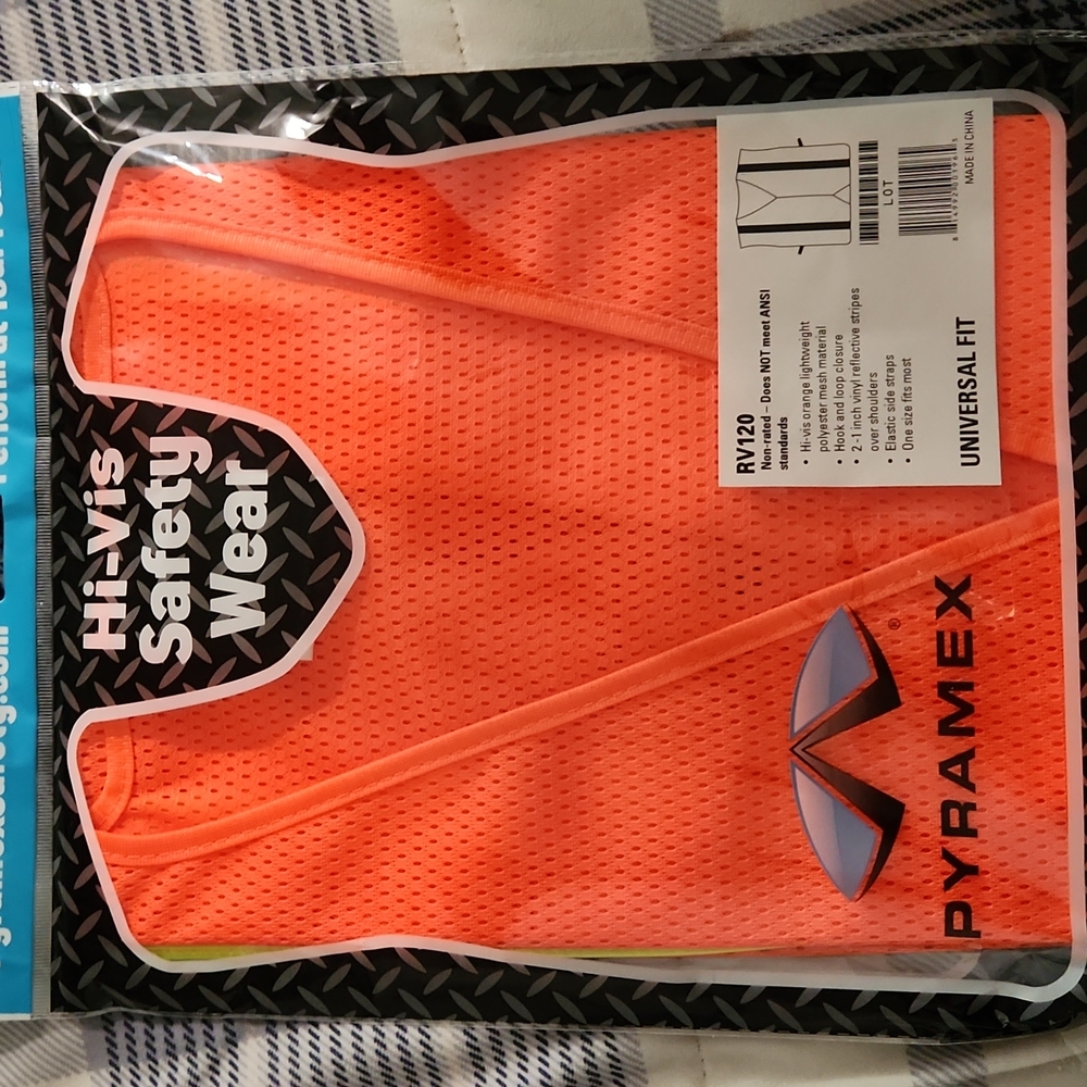 Pyramex rv120 non rated universal fit vest